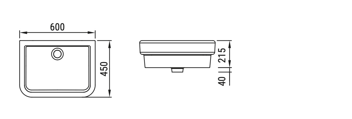 Ceramica Dolomite - disegno tecnico - D0212