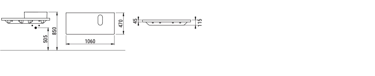 Ceramica Dolomite - disegno tecnico - D3661