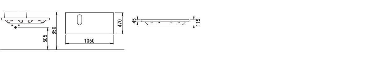 Ceramica Dolomite - disegno tecnico - D3662