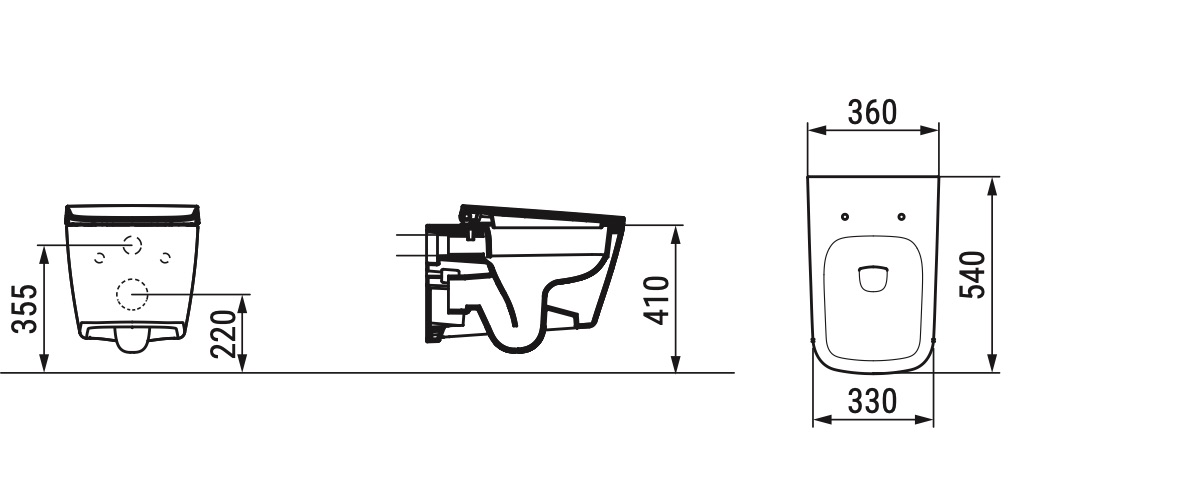 Ceramica Dolomite - disegno tecnico - D4325