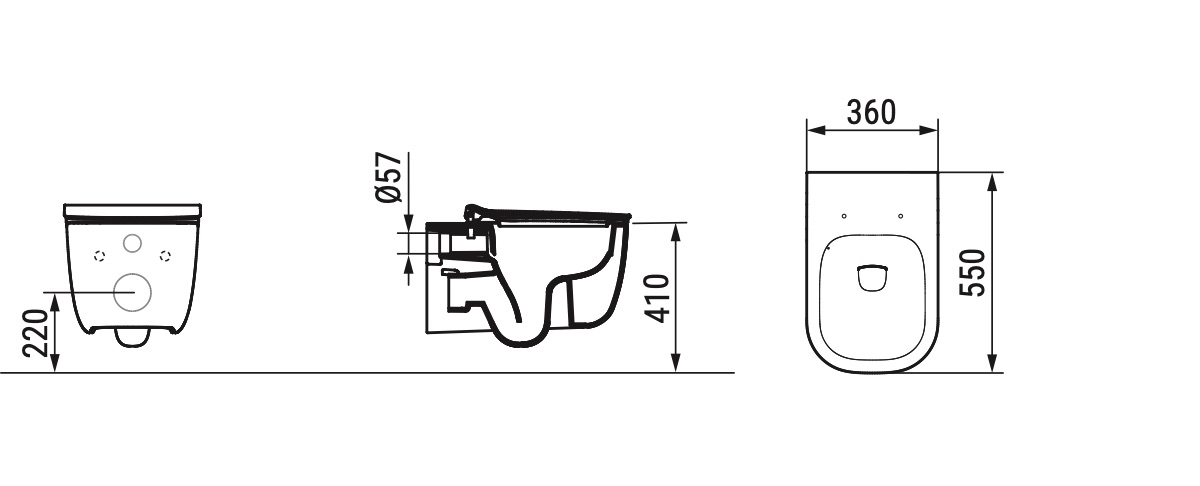Ceramica Dolomite - disegno tecnico - D4625
