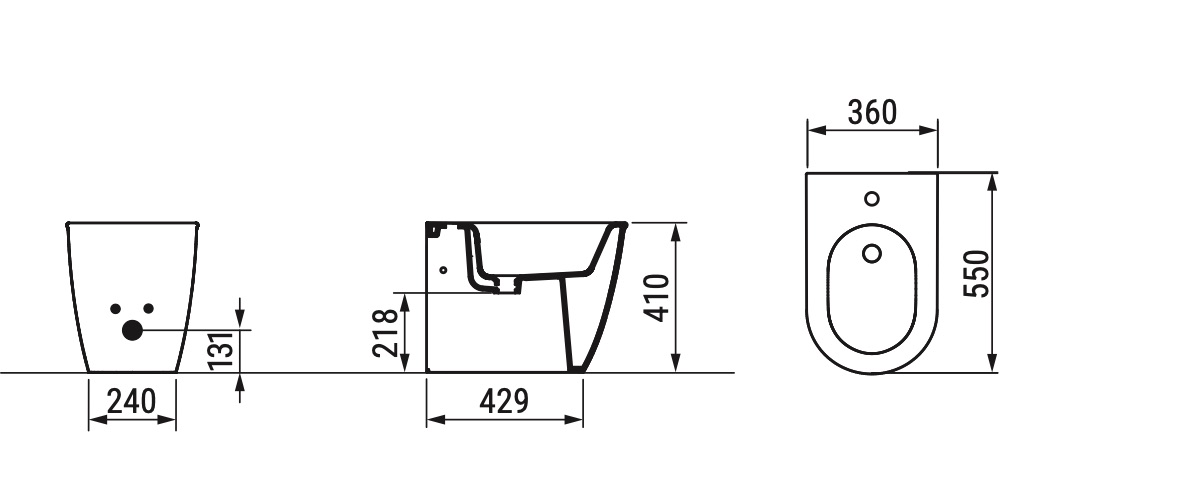 Ceramica Dolomite - disegno tecnico - D4835