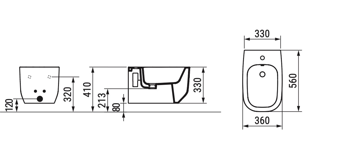 Ceramica Dolomite - disegno tecnico - D5026