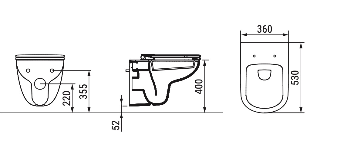 Ceramica Dolomite - disegno tecnico - D5225
