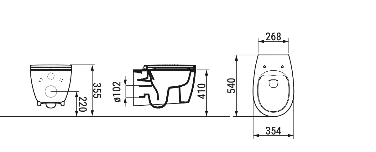 Ceramica Dolomite - disegno tecnico - D5525