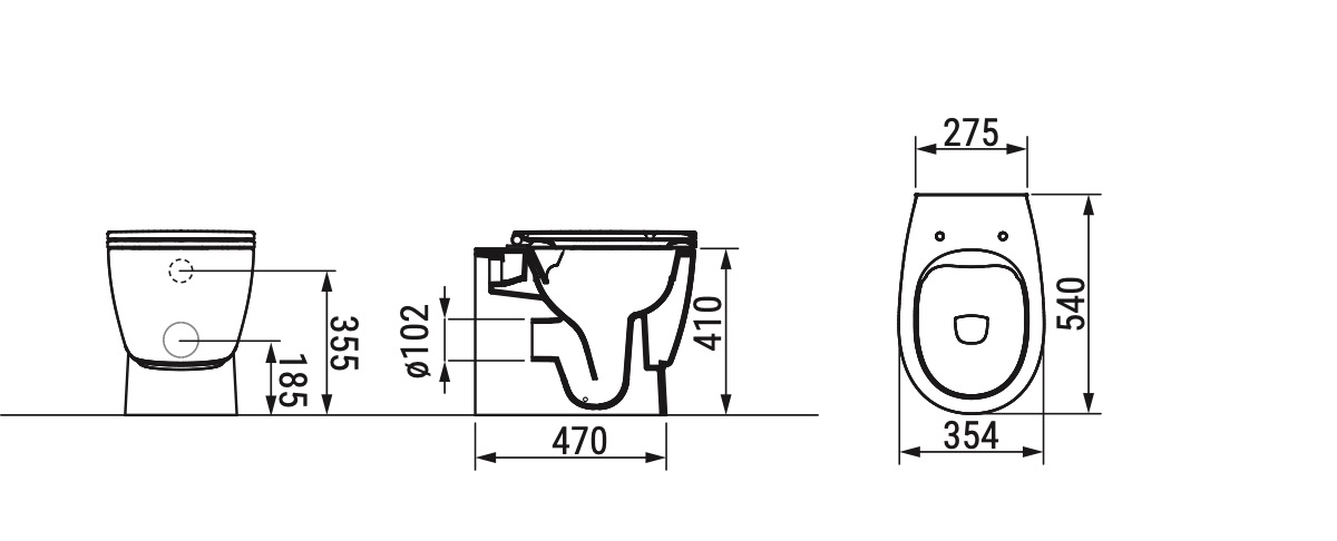Ceramica Dolomite - disegno tecnico - D5531