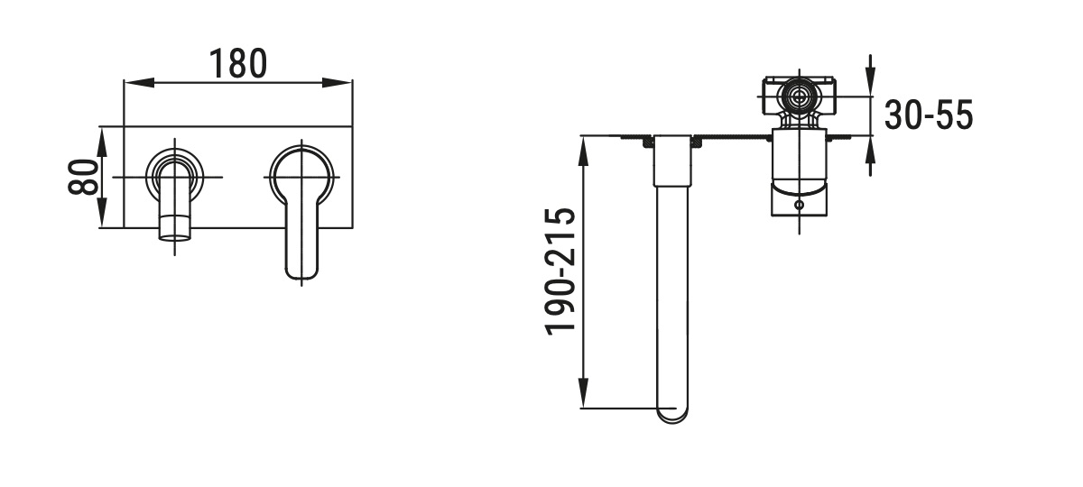 Ceramica Dolomite - disegno tecnico - R1022