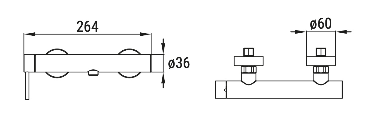 Ceramica Dolomite - disegno tecnico - R2051