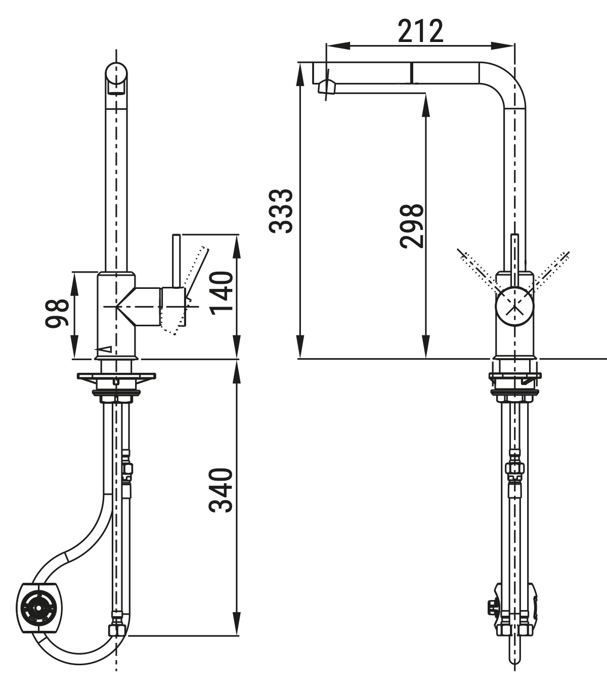 Ceramica Dolomite - disegno tecnico - R4031