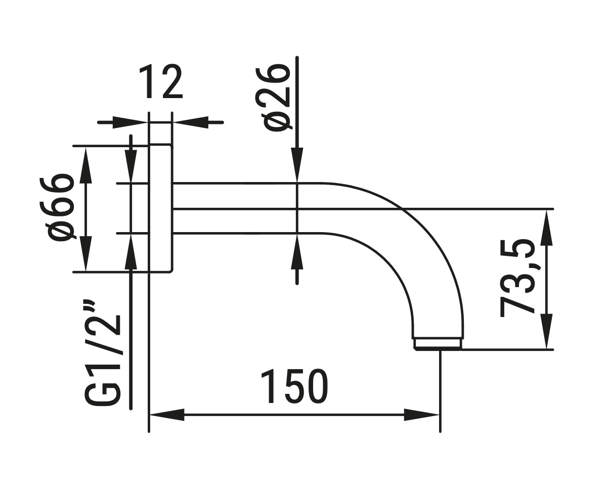 Ceramica Dolomite - disegno tecnico - R5019