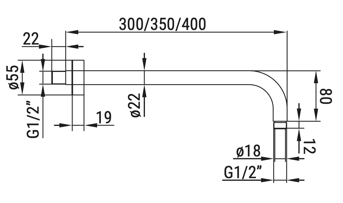 Ceramica Dolomite - disegno tecnico - R5020