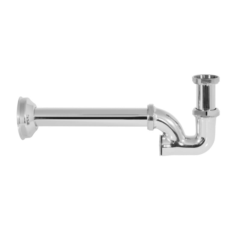 Ceramica Dolomite - accessorio V9013CR - Set sifone per bidet sospeso cromo.