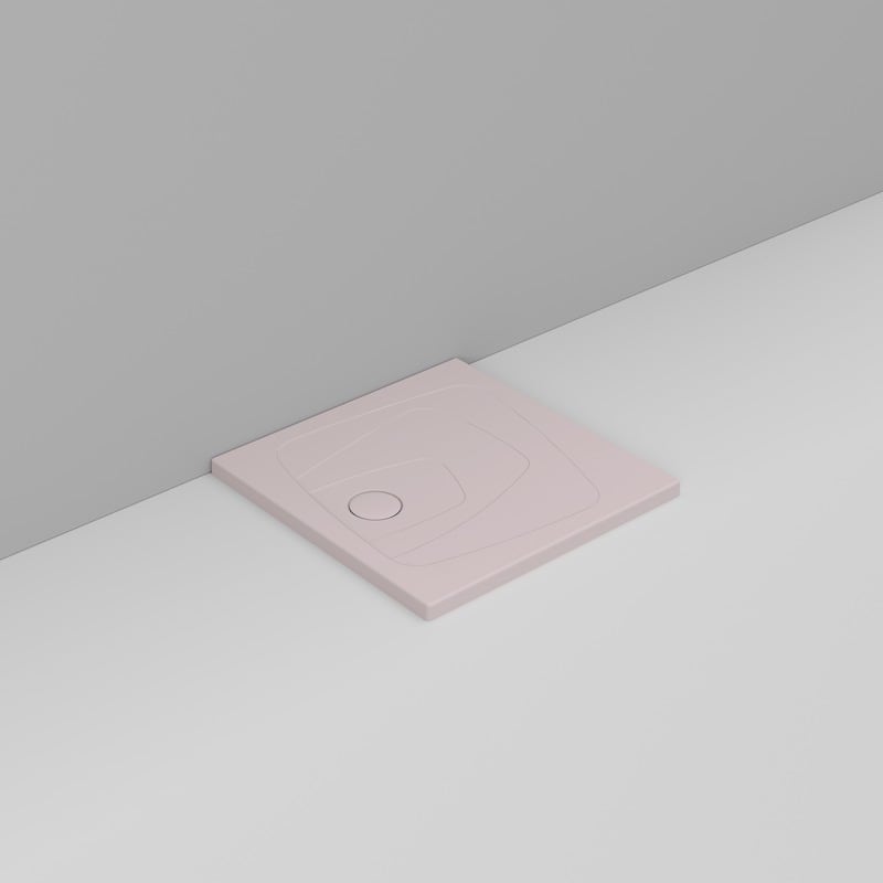 Ceramica Dolomite Piatto doccia quadrato scarico sinistro H4 80×80 – Oltre - Rosa antico