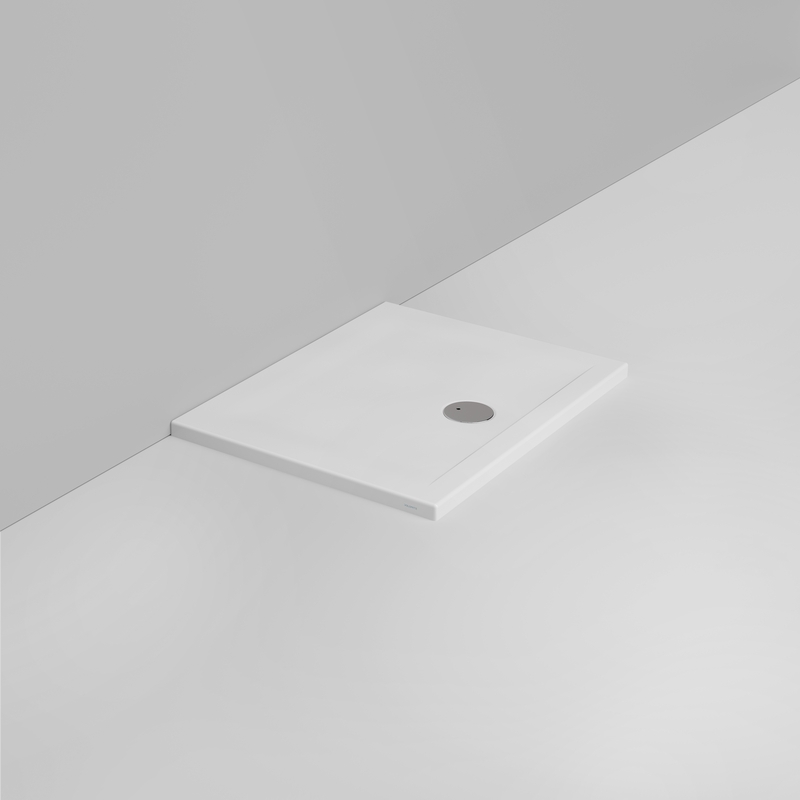 Ceramica Dolomite Piatto doccia rettangolare scarico esterno H4 90×70 – Squash - Bianco opaco