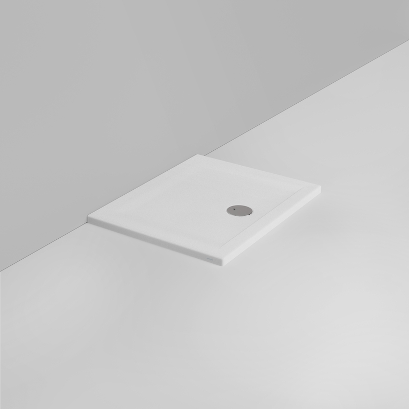 Ceramica Dolomite Piatto doccia rettangolare scarico esterno H4 90×70 – Squash - Bianco opaco antiscivolo