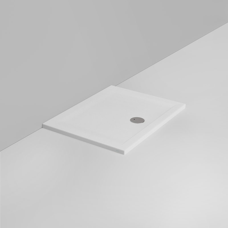 Ceramica Dolomite Piatto doccia rettangolare scarico esterno H4 100×75 – Squash - Bianco opaco antiscivolo