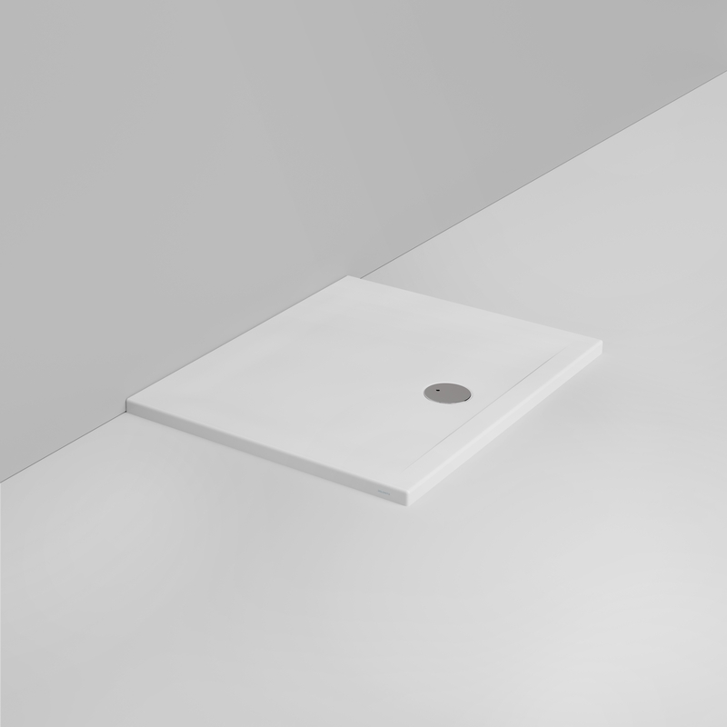 Ceramica Dolomite Piatto doccia rettangolare scarico esterno H4 100×80 – Squash - Bianco opaco