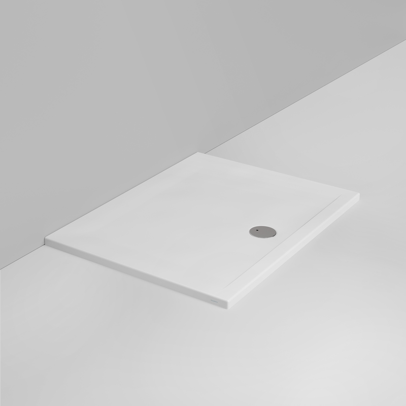 Ceramica Dolomite Piatto doccia rettangolare scarico esterno H4 120×90 – Squash - Bianco opaco