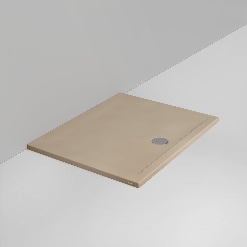 Ceramica Dolomite Piatto doccia rettangolare scarico esterno H4 120×90 – Squash - Beige naturale opaco