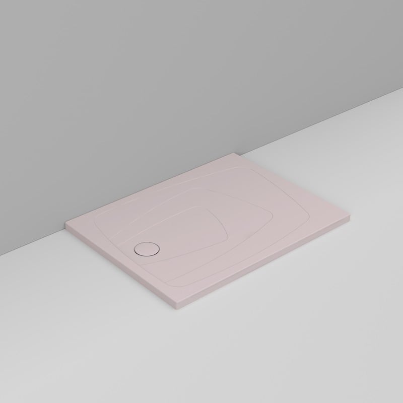 Ceramica Dolomite Piatto doccia rettangolare scarico sinistro H4 120×90 – Oltre - Rosa antico
