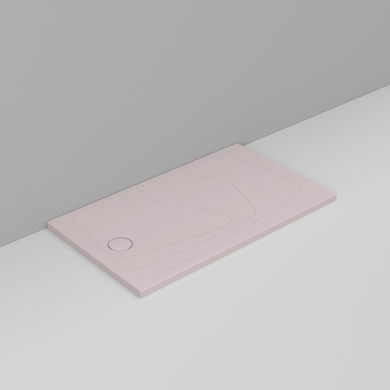 Ceramica Dolomite Piatto doccia rettangolare scarico sinistro H4 140×80 – Oltre - Rosa antico