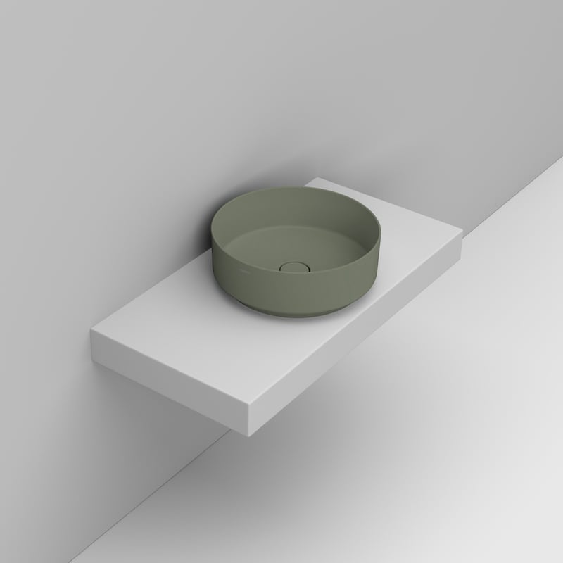 Ceramica Dolomite Lavabo da appoggio 44×44 – Noemi - Salvia silvestre