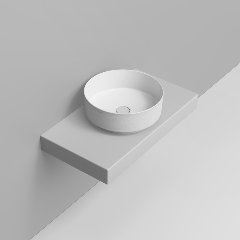 Ceramica Dolomite Lavabo da appoggio 44×44 – Noemi - Bianco materico