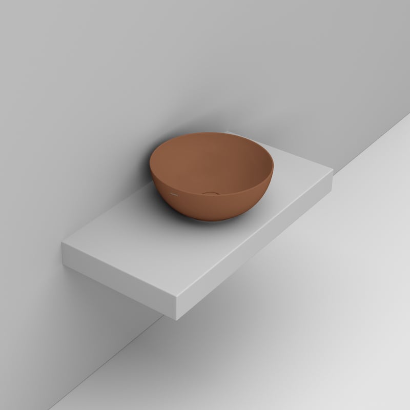 Ceramica Dolomite Lavabo da appoggio 44×44 – Noemi - Creta