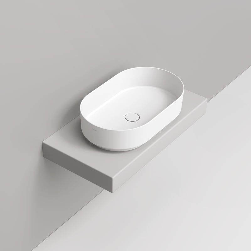 Ceramica Dolomite Lavabo da appoggio 60×36 – Noemi - Bianco opaco