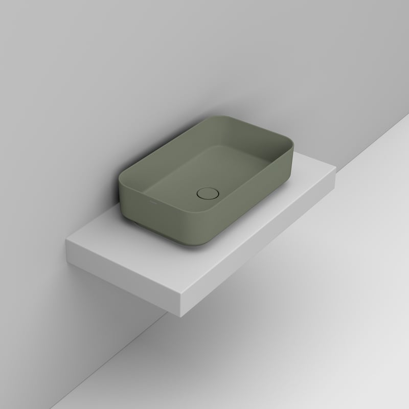 Ceramica Dolomite Lavabo da appoggio 64×38,5 – Noemi - Salvia silvestre