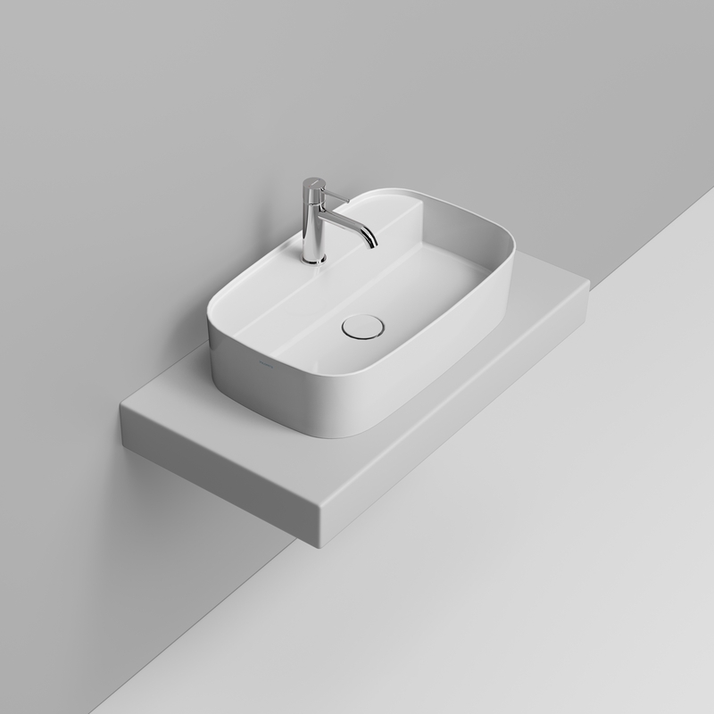 Ceramica Dolomite - D313001 - Lavabo da appoggio 62×38 – Noemi