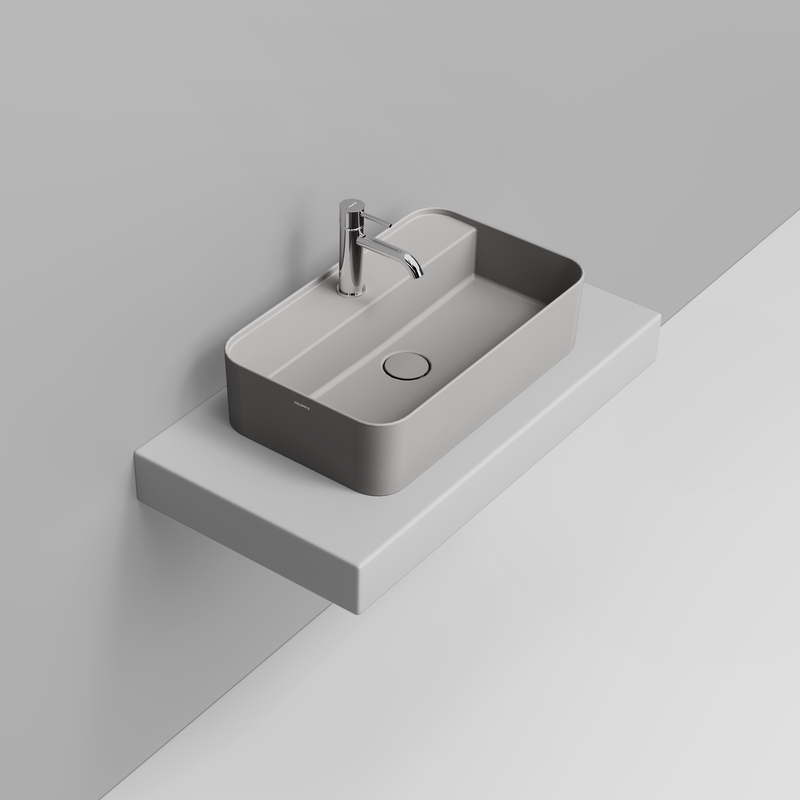 Ceramica Dolomite Lavabo à poser  60×36 – Noemi - Grigio cemento