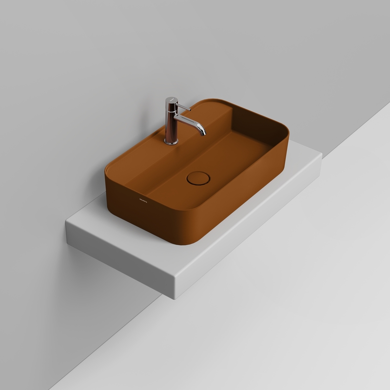 Ceramica Dolomite Lavabo da appoggio 64×38,5 – Noemi - Creta