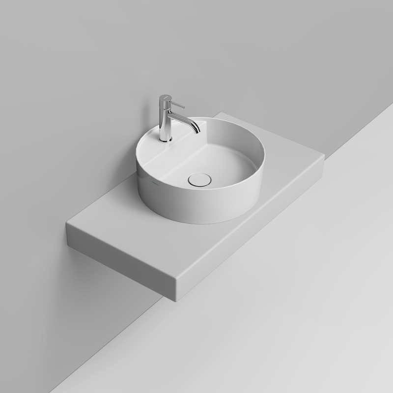 Ceramica Dolomite - D313501 - Lavabo da appoggio 44×44 – Noemi