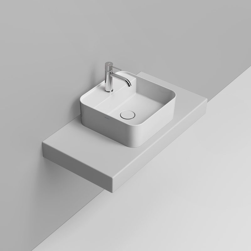 Ceramica Dolomite - D313701 - Lavabo da appoggio 40×40 – Noemi