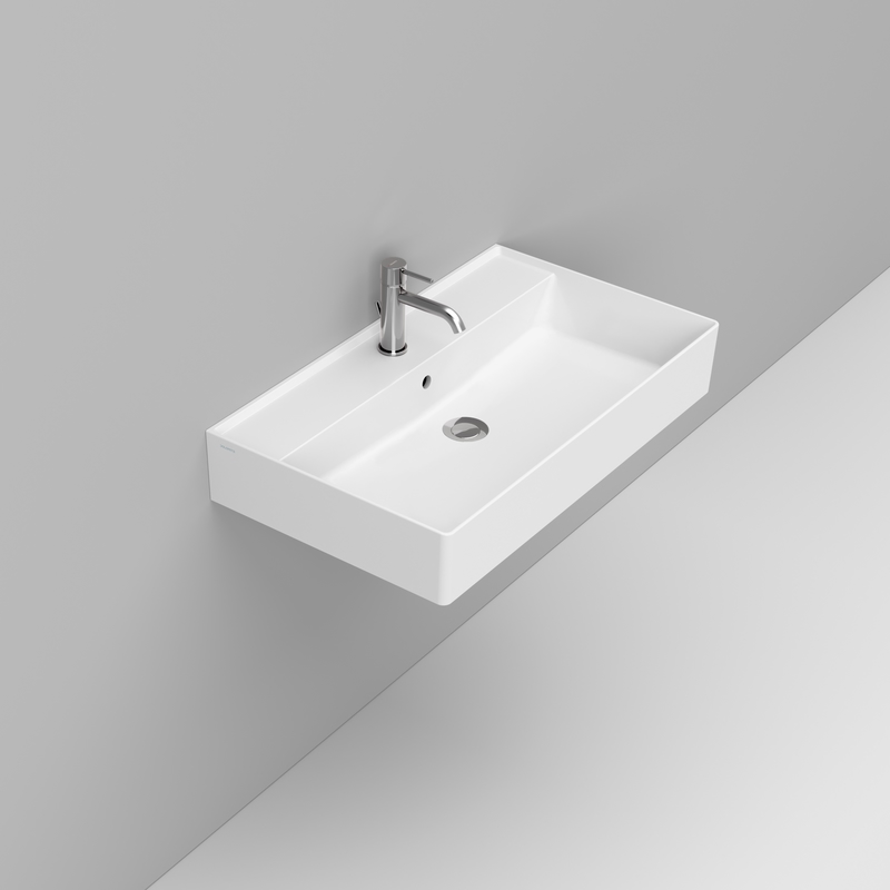 Ceramica Dolomite Lavabo 80×47 – Multiplo - Bianco opaco