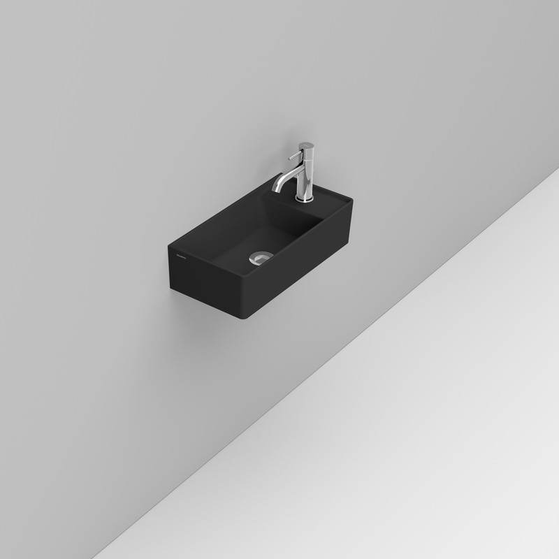 Ceramica Dolomite Lavabo 50×25- Multiplo - Nero opaco