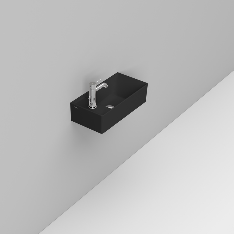 Ceramica Dolomite Lavabo 50×25 – Multiplo - Nero opaco