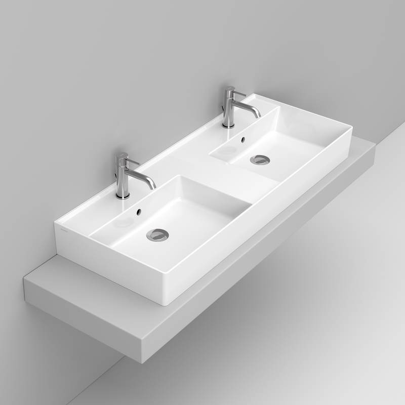 Ceramica Dolomite - D370301 - Lavabo da appoggio 120×47 – Multiplo