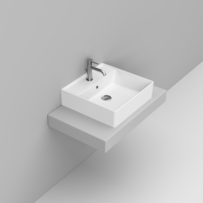 Ceramica Dolomite Lavabo da appoggio 50×47 – Multiplo - Bianco opaco