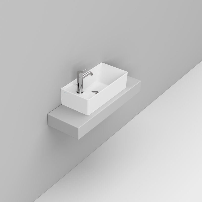 Ceramica Dolomite Lavabo da appoggio 50×25 – Multiplo - Bianco opaco