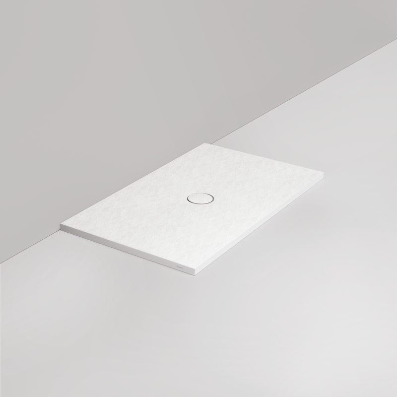 Ceramica Dolomite - D416J43 - Piatto doccia rettangolare – scarico centrale H3 120×70 – Kalk