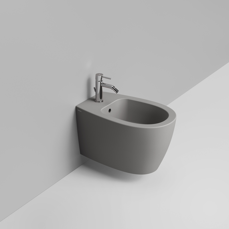 Ceramica Dolomite Bidet sospeso 36×54 – Niva - Grigio cemento