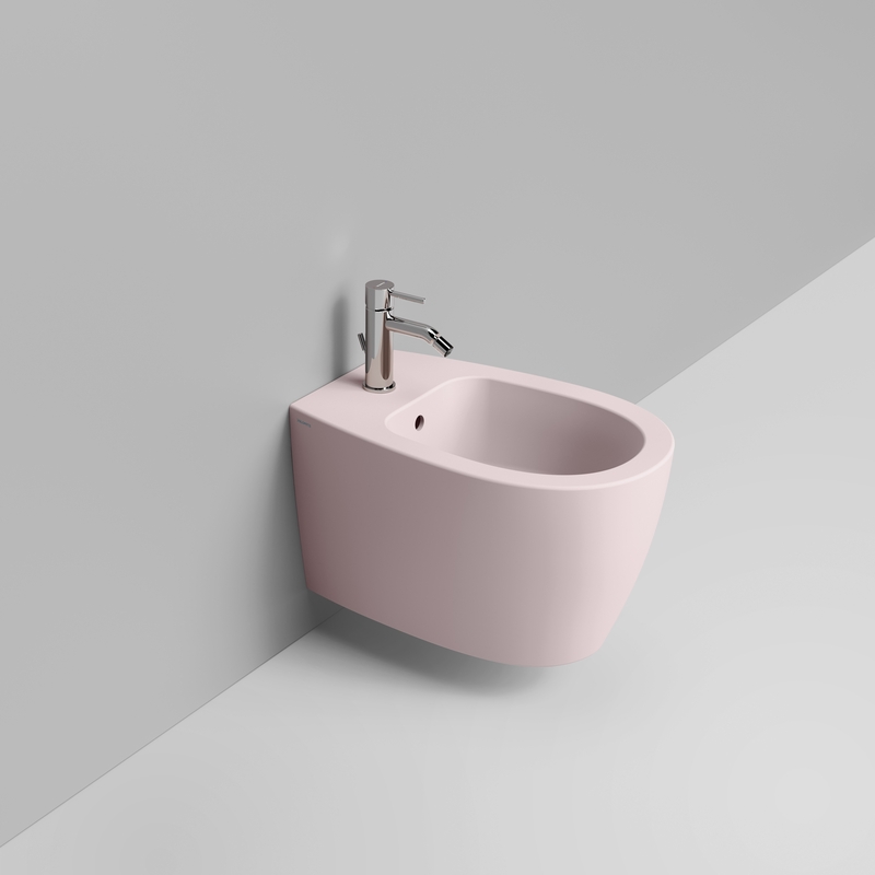 Ceramica Dolomite Bidet sospeso 36×54 – Niva - Rosa antico