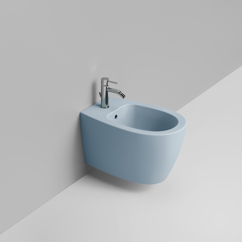Ceramica Dolomite Bidet sospeso 36×54 – Niva - Azzurro avio