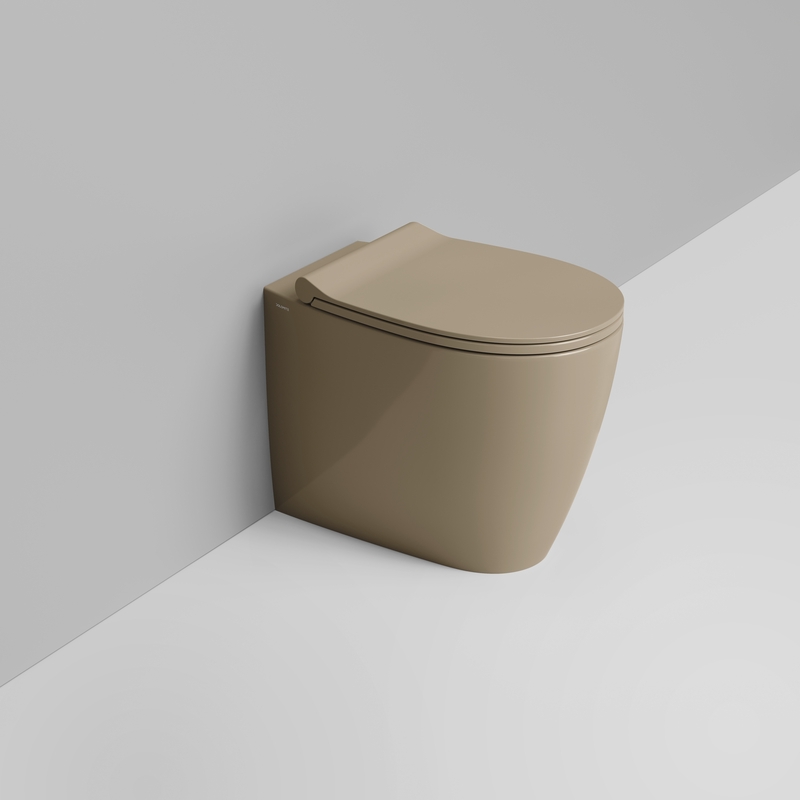 Ceramica Dolomite Vaso back to wall 36×54 – Niva - Marrone alpino lucido