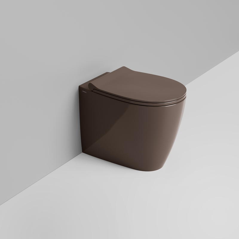 Ceramica Dolomite Vaso back to wall 36×54 – Niva - Marrone alpino lucido