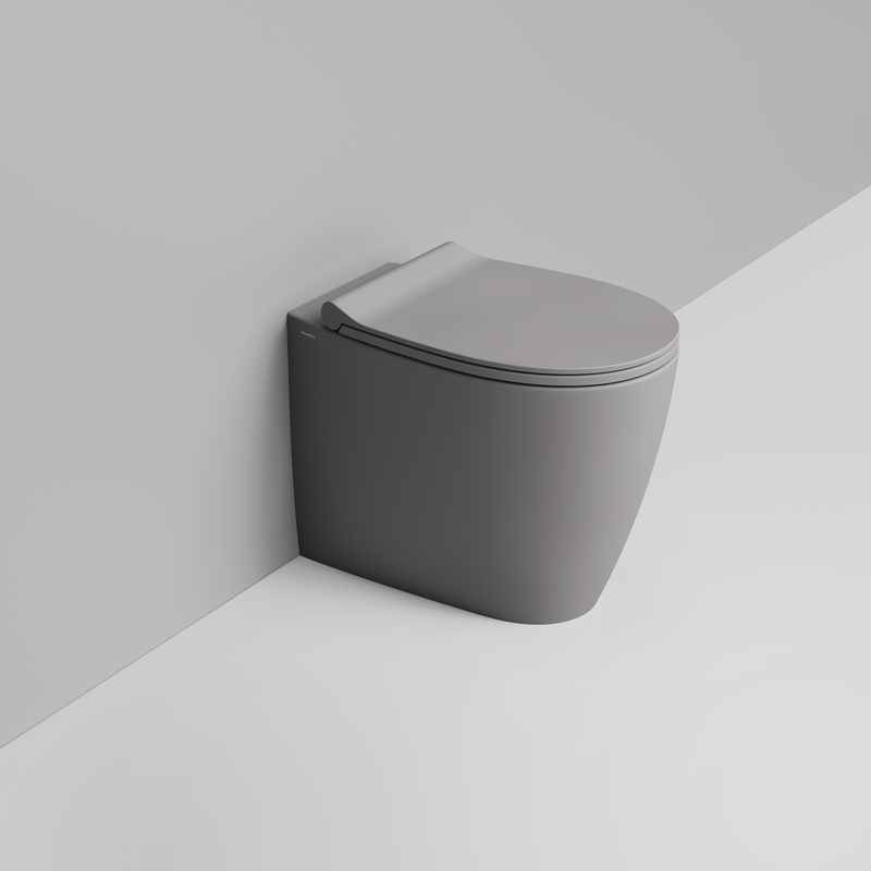 Ceramica Dolomite Vaso back to wall 36×54 – Niva - Grigio cemento