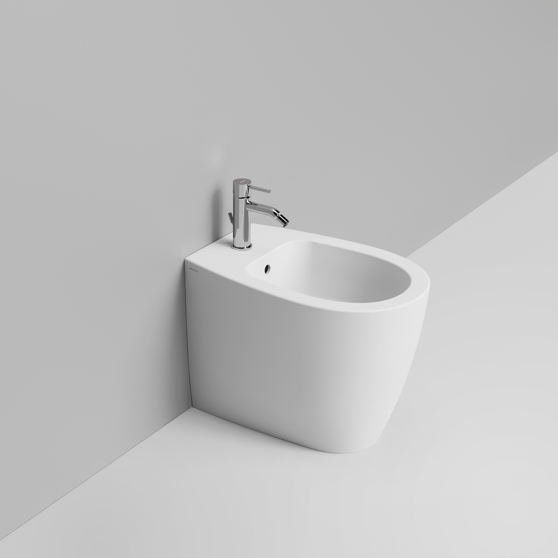 Ceramica Dolomite Bidet back to wall 36×54 – Niva - Bianco opaco