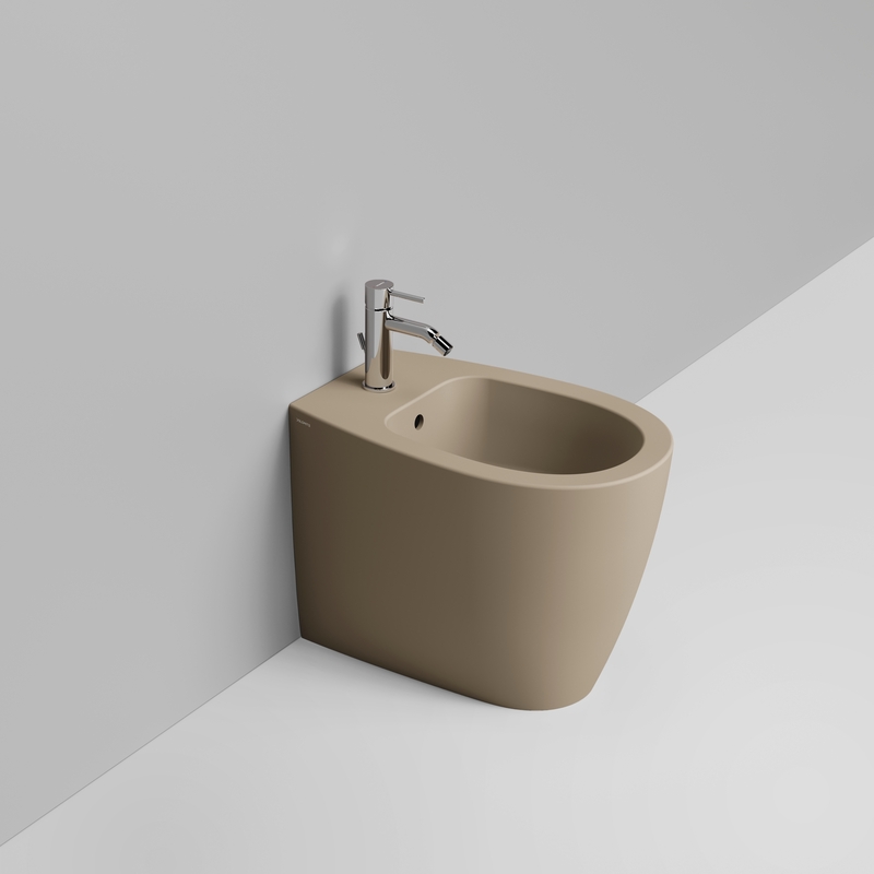 Ceramica Dolomite Bidet back to wall 36×54 – Niva - Beige naturale opaco